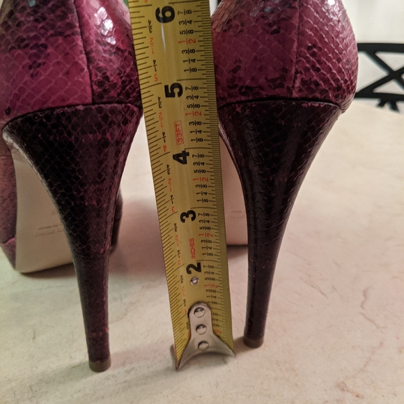 MiuMiu Snakeskin Peeptoes - Picture 10 of 13